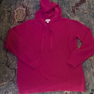 Belle by Kim Gravel Vibrant Pink Hoodie Sweater